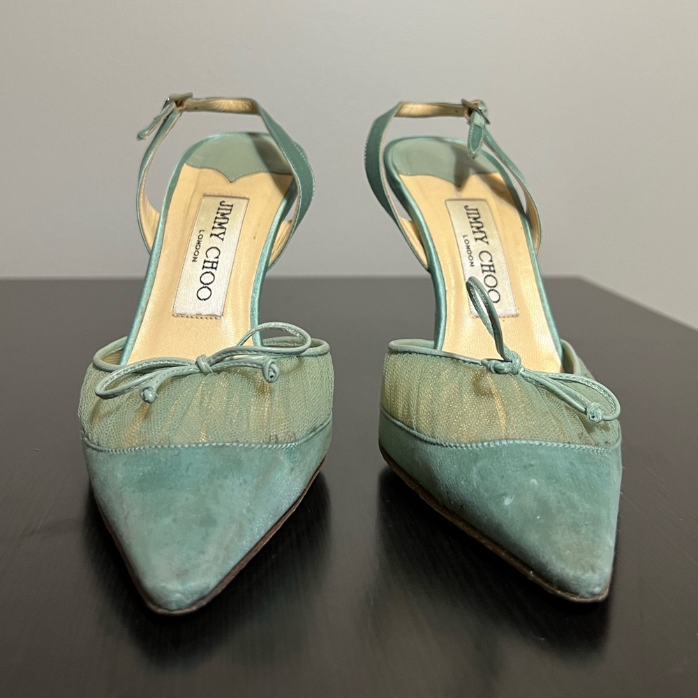 Jimmy Choo Jade Tulle Slingback - Size 36